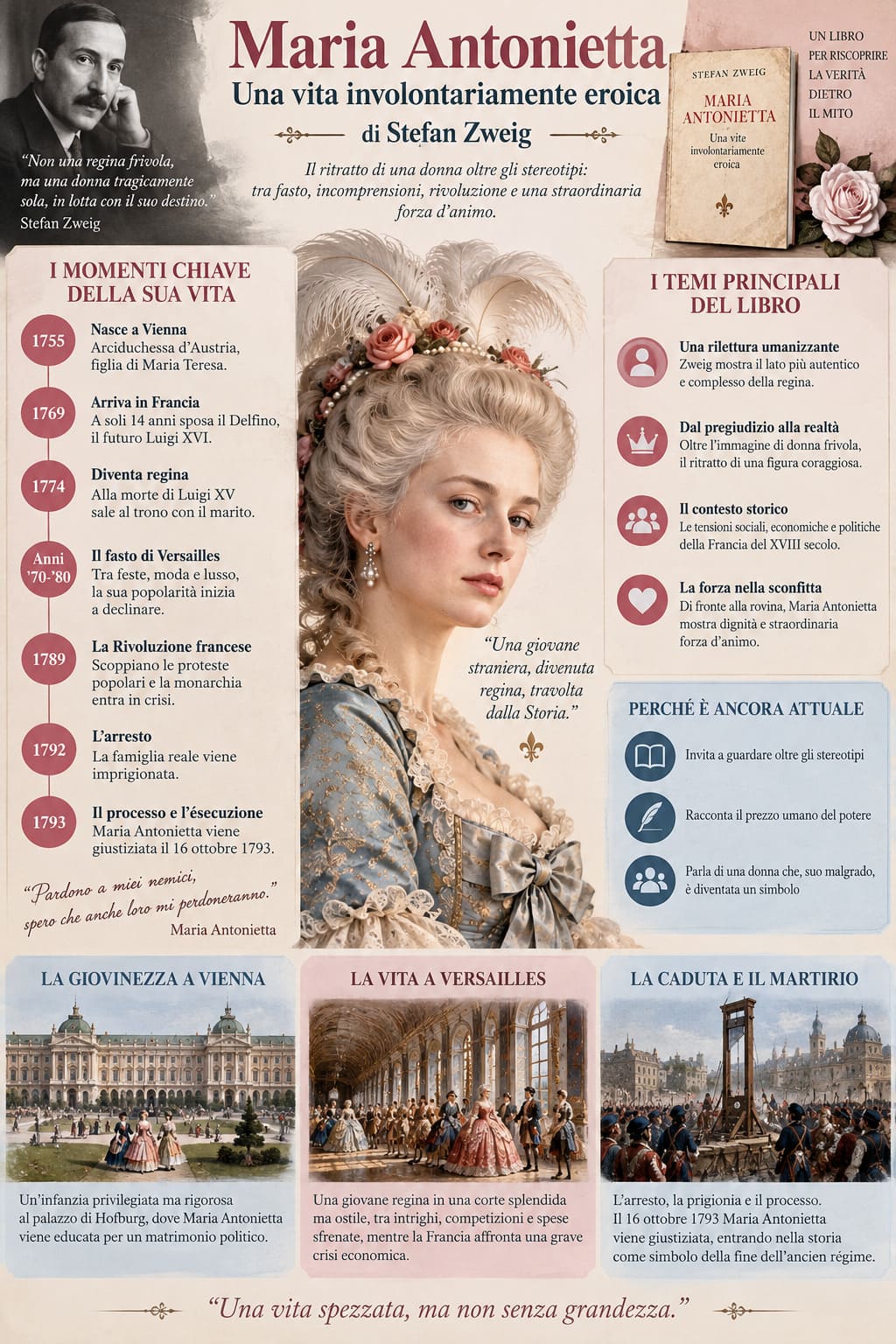 Biografia di Maria Antonietta mappa concettuale