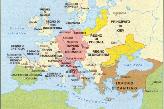 regni dell'Europa intorno all'anno Mille