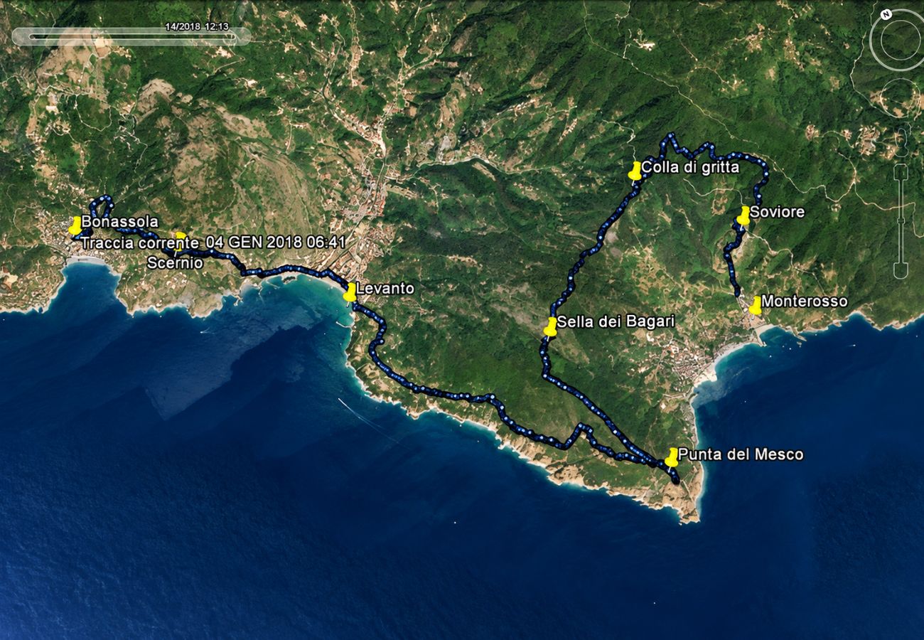 punta mesco mappa sentieri