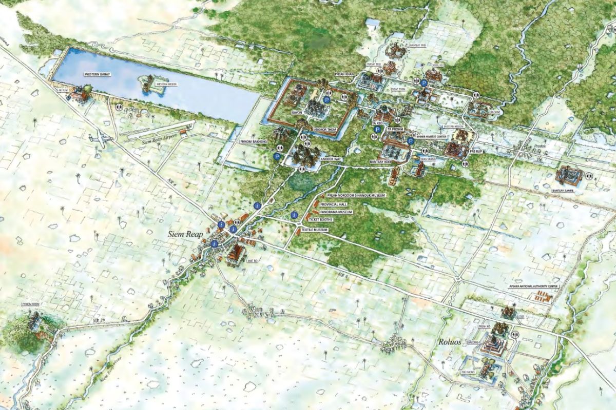 Angkor mappa