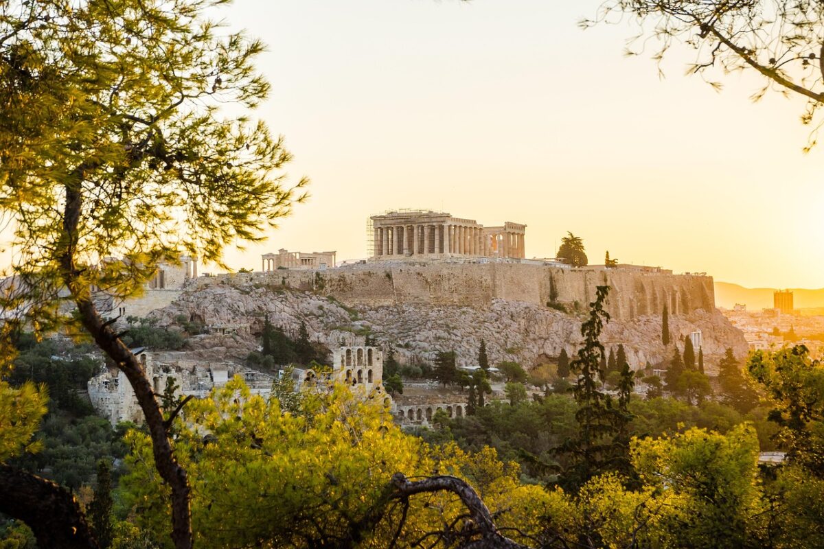 athens, sunset, acropolis, nature, greece, city, vacation, tourism, ancient site, greek architecture, attica, big city, europe