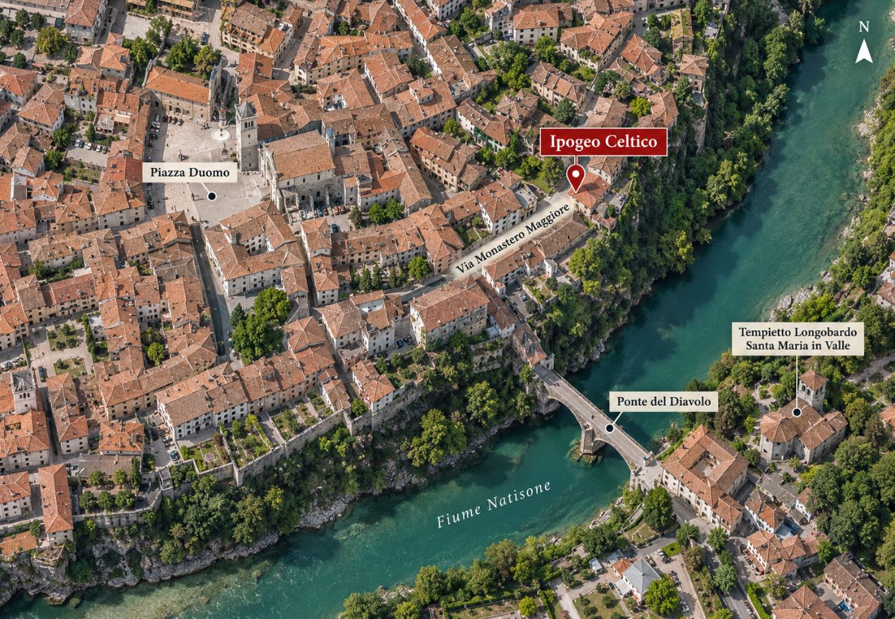 Ipogeo Celtico Mappa Cividale del Friuli