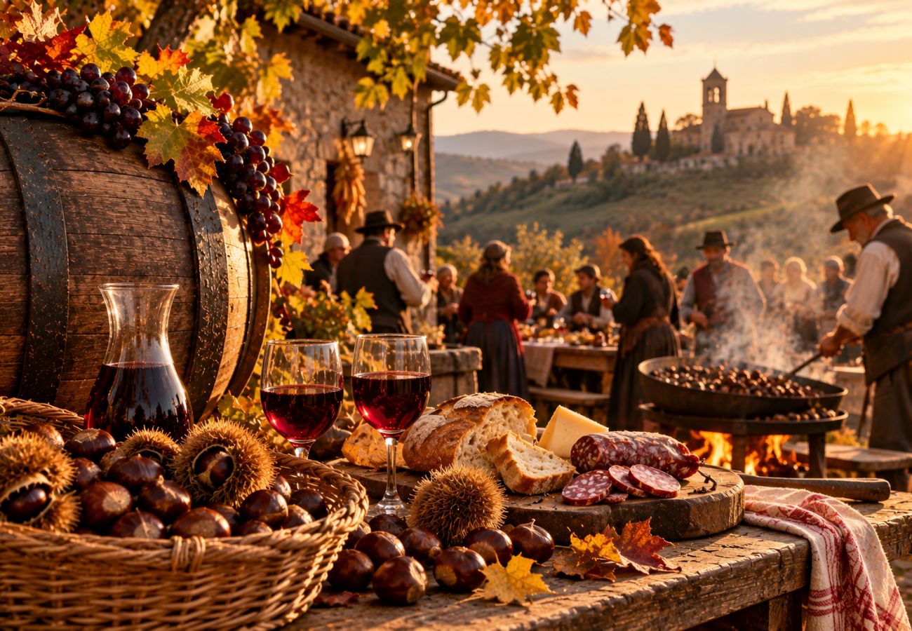 San Martino vino e castagne